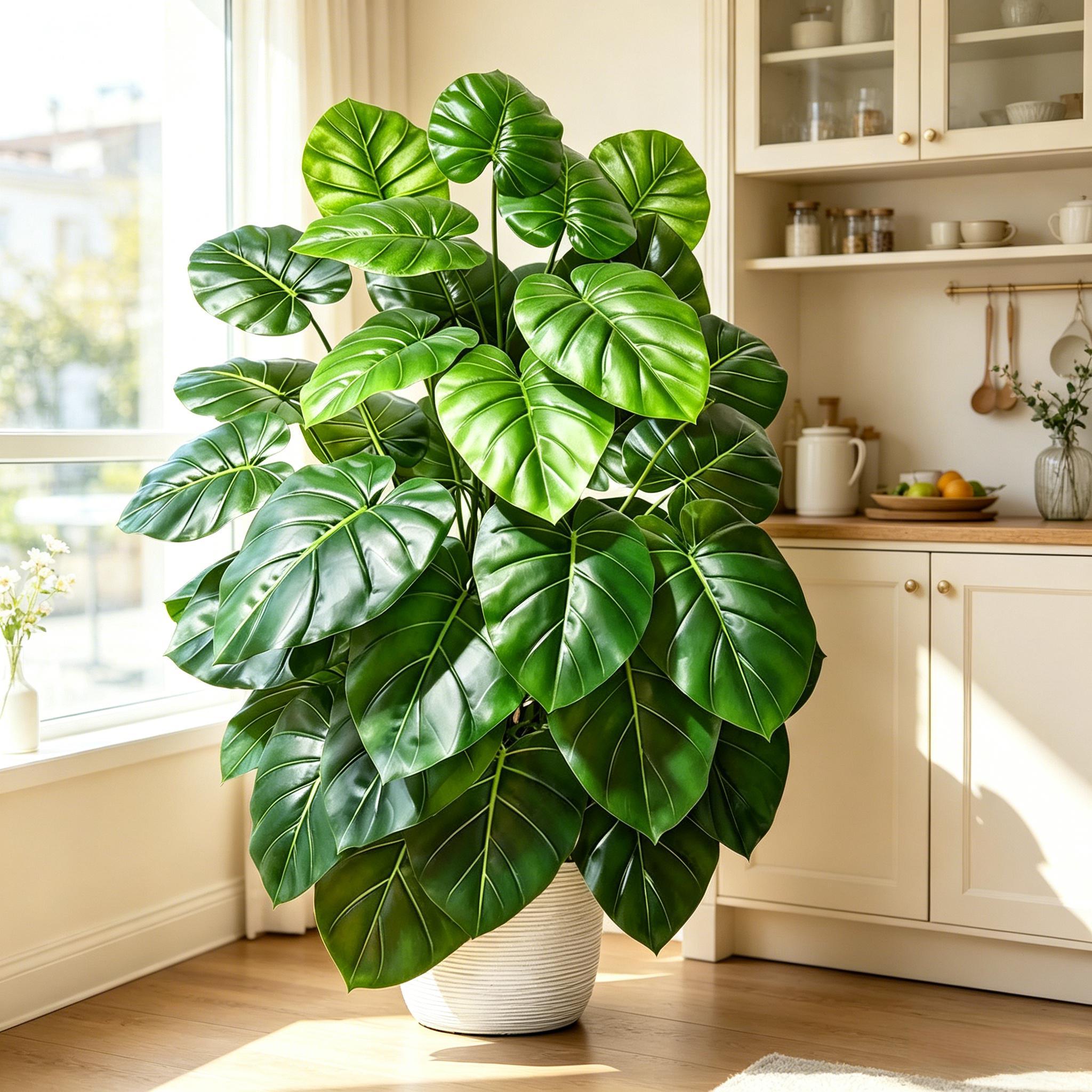 60-105cm Lifelike Artificial P - Monstera Adansonii review and price