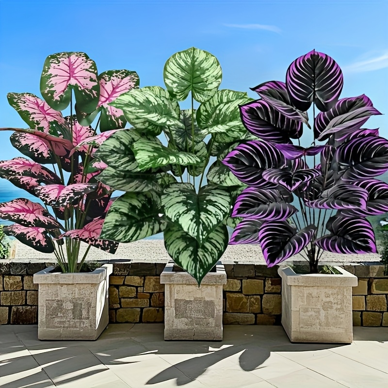 3pcs 60cm  Large Artificial Gr - Monstera Adansonii review and price