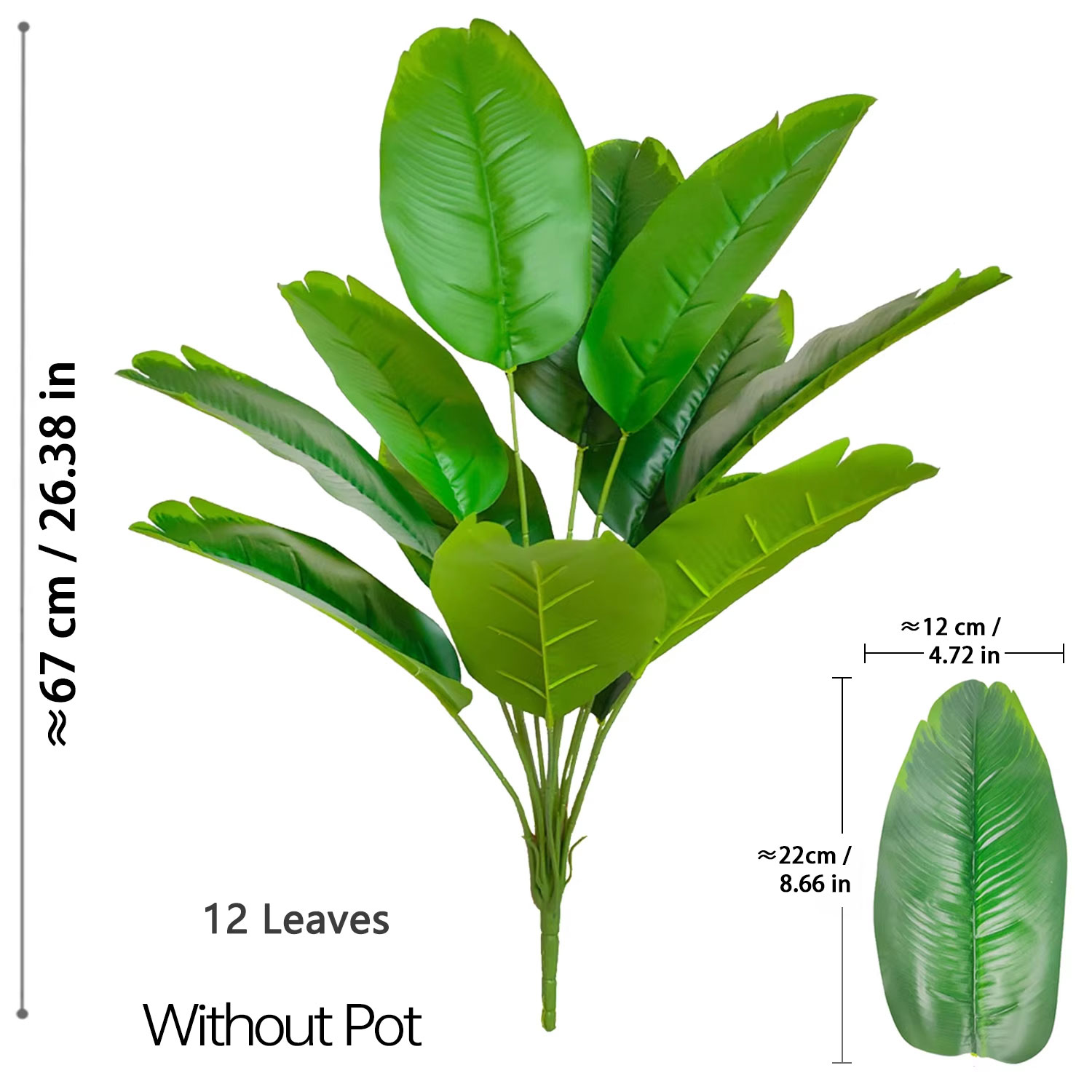 67-112cm Artificial Plants Lar - Monstera Adansonii review and price