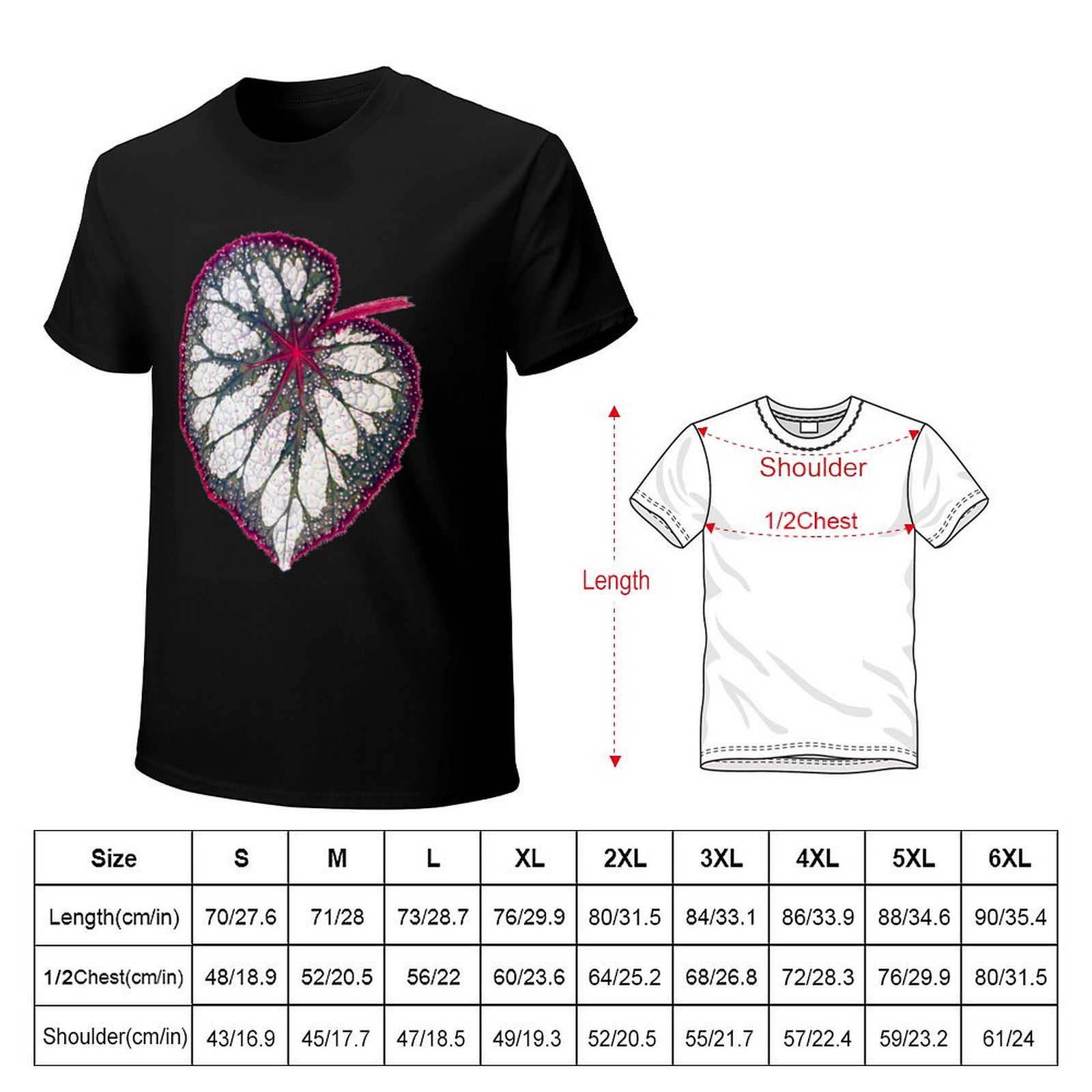 Begonia rex T-Shirt Casual Bas - Begonia Rex review and price