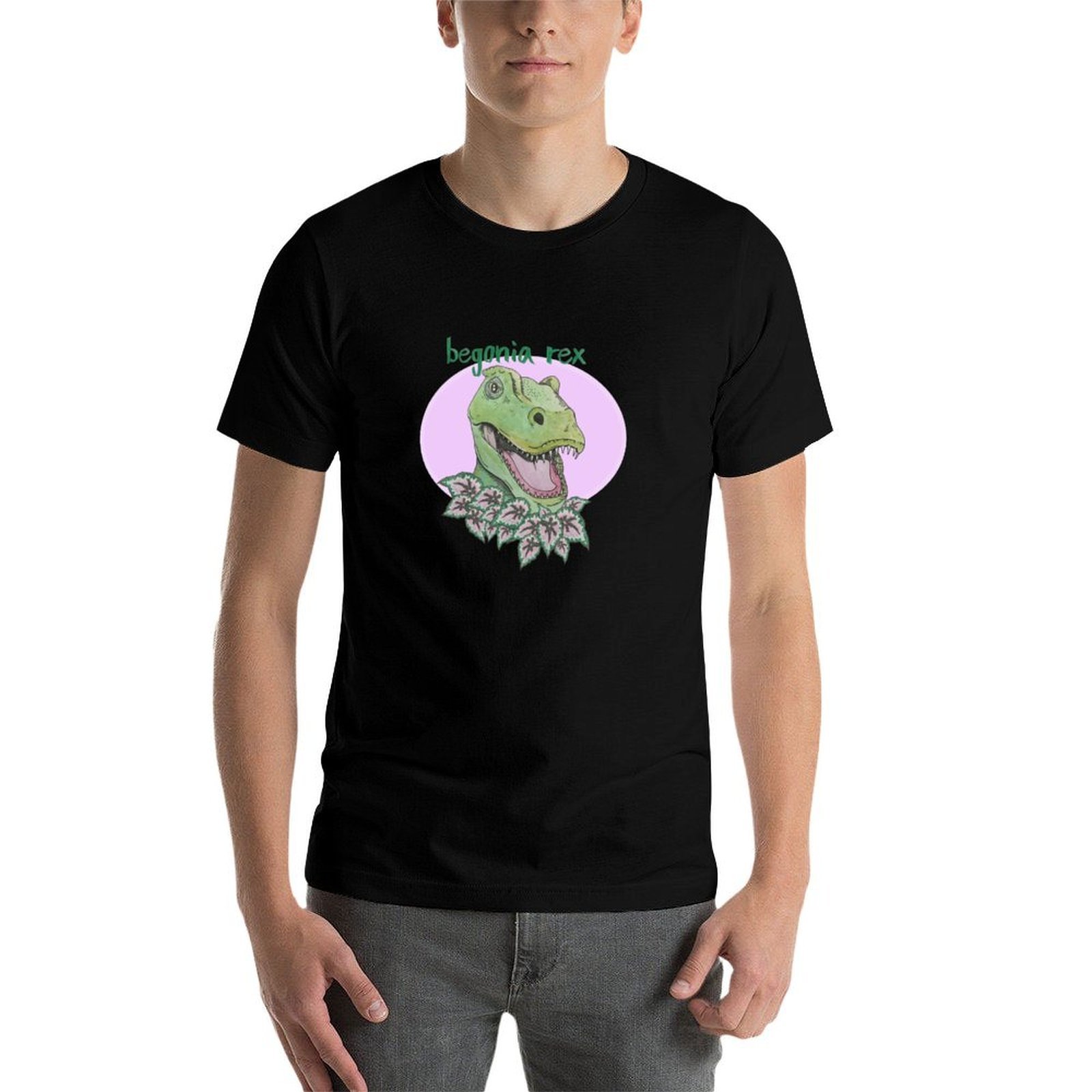 T rex begonia (pink) T-Shirt S - Begonia Rex review and price